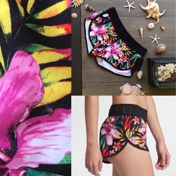 🌴🌼HURLEY- FLORAL BOARD SHORTS🌼🌴 - Picture 9 of 10